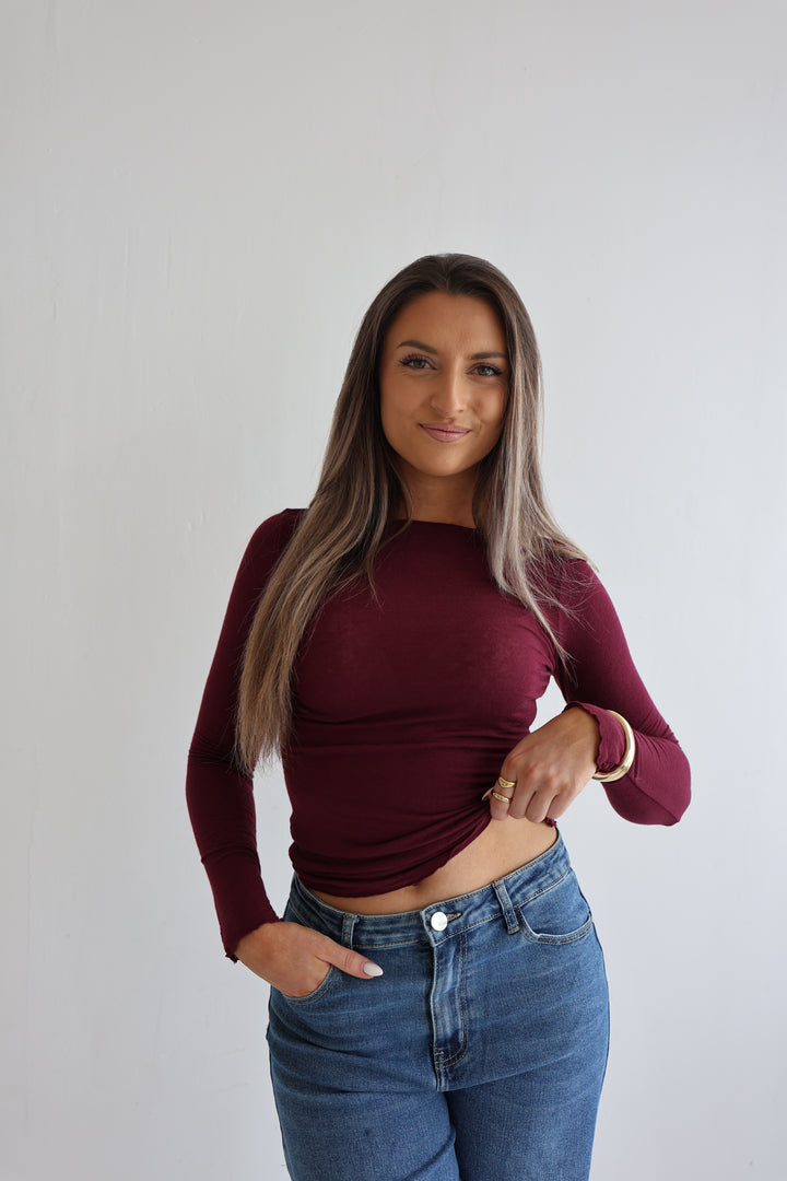 Cashmere Longsleeve Liliana (einfarbig)