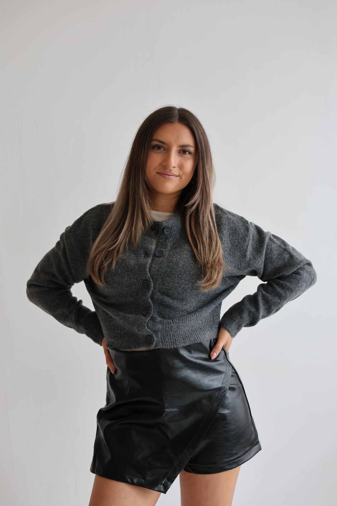 Cropped Cardigan Cozy Snuggle