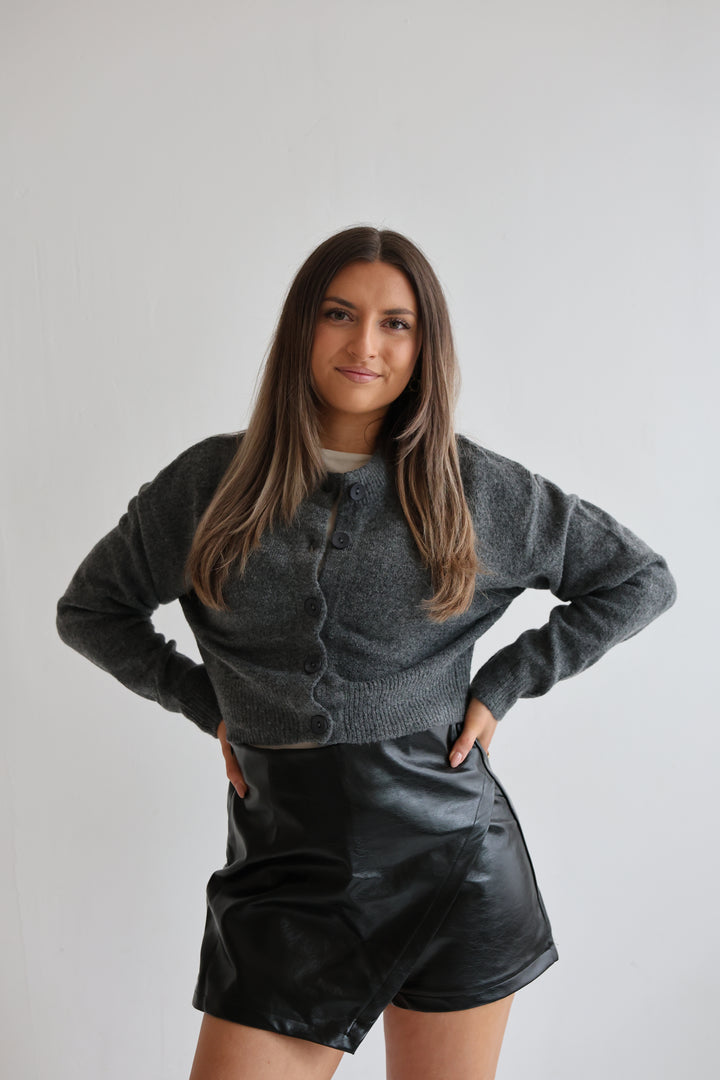 Cropped Cardigan Cozy Snuggle