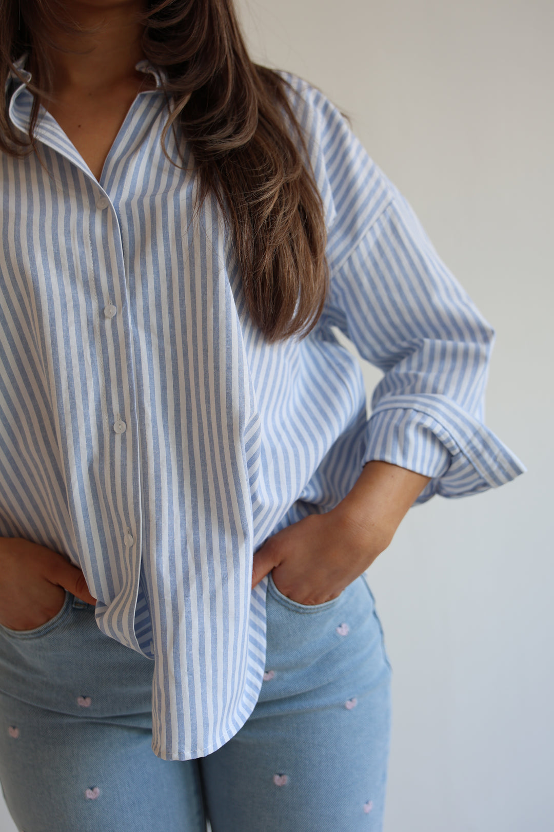 Striped Cotton Blouse