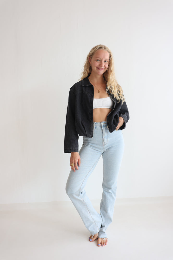 Nova Zip Denim Jacket