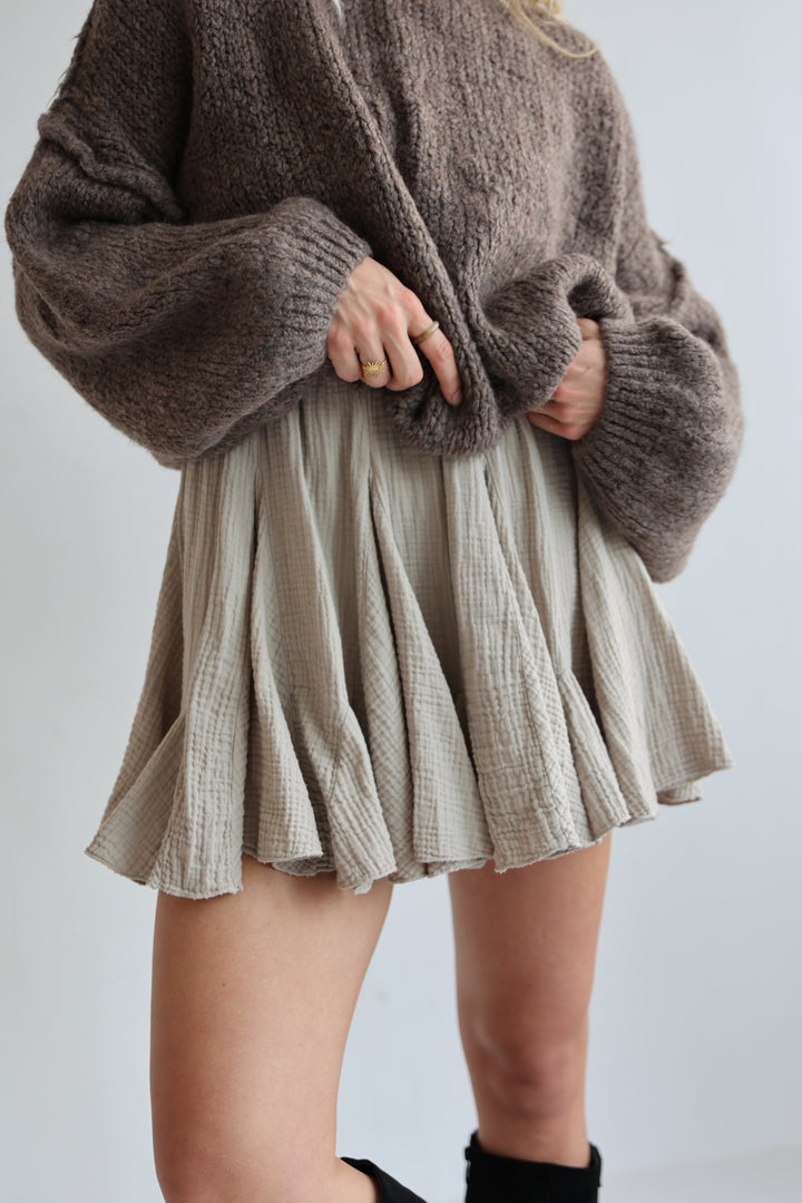 Volantrock aus Musselin Mila