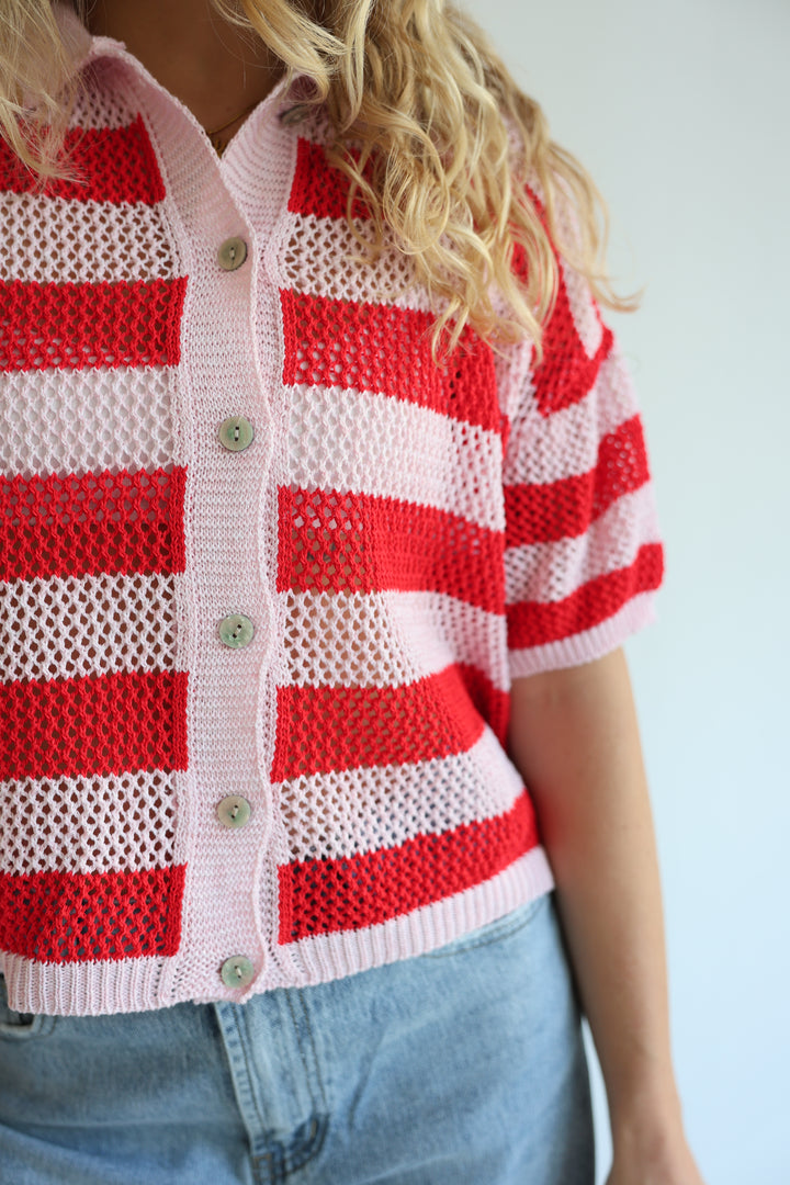 Crochet Polo T-Shirt