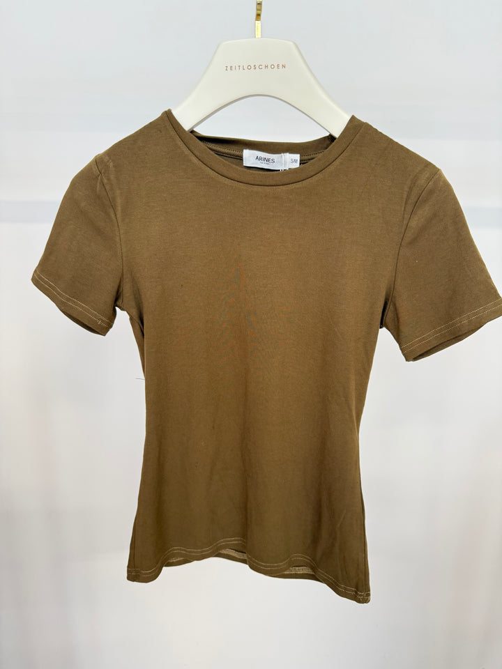 ESSENTIAL BASIC T-SHIRT OLIV GR.S/M (B-WARE)