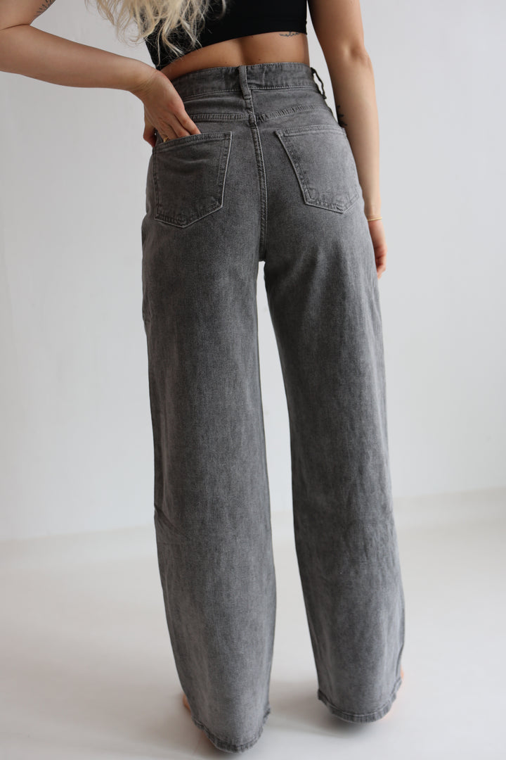 Asymmetrische Straight Fit Jeans Daria