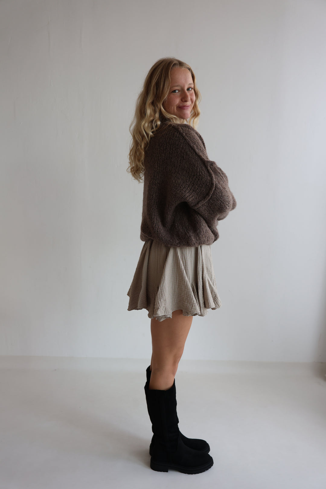 Volantrock aus Musselin Mila