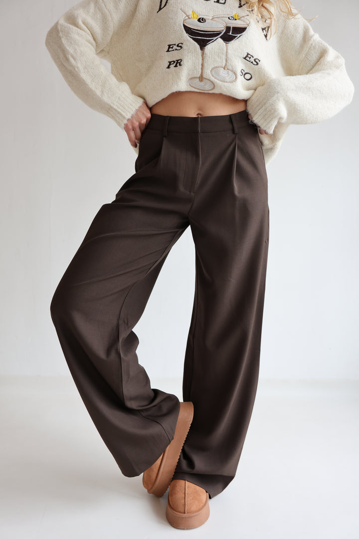 Bundfaltenhose Casual Look