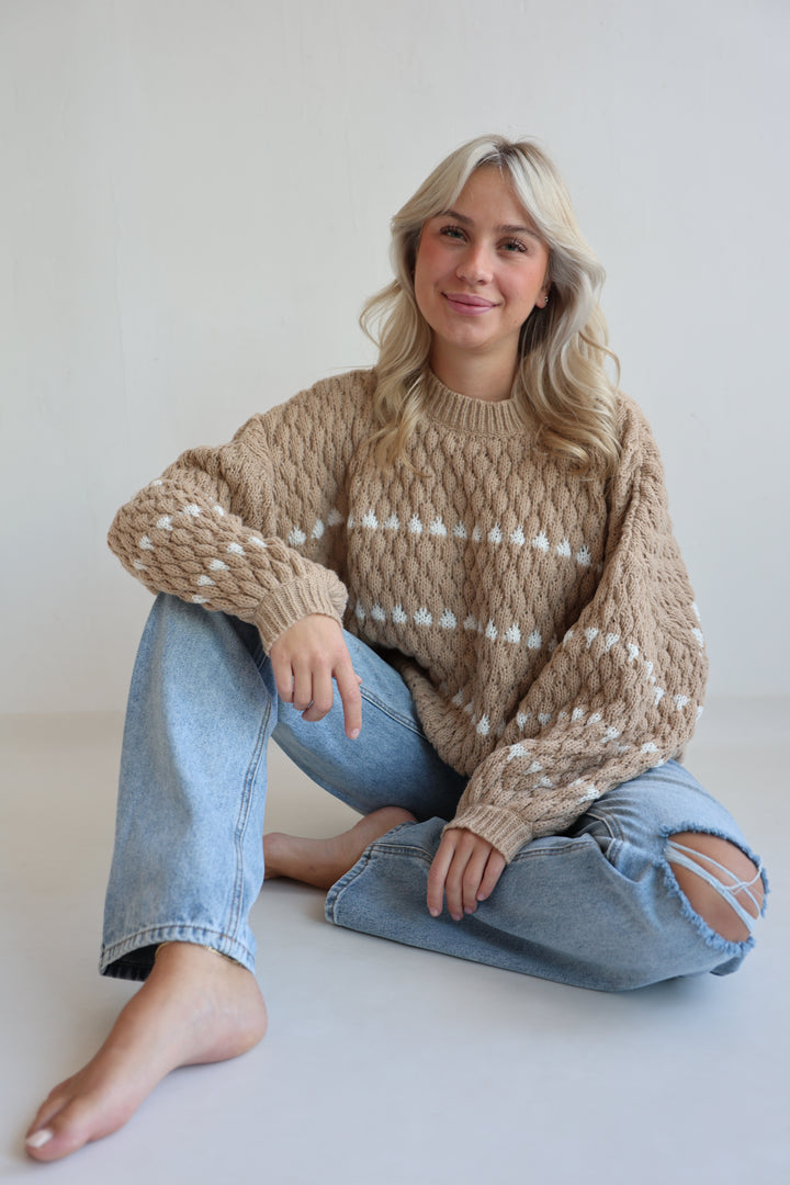 Bubble Knit Pullover