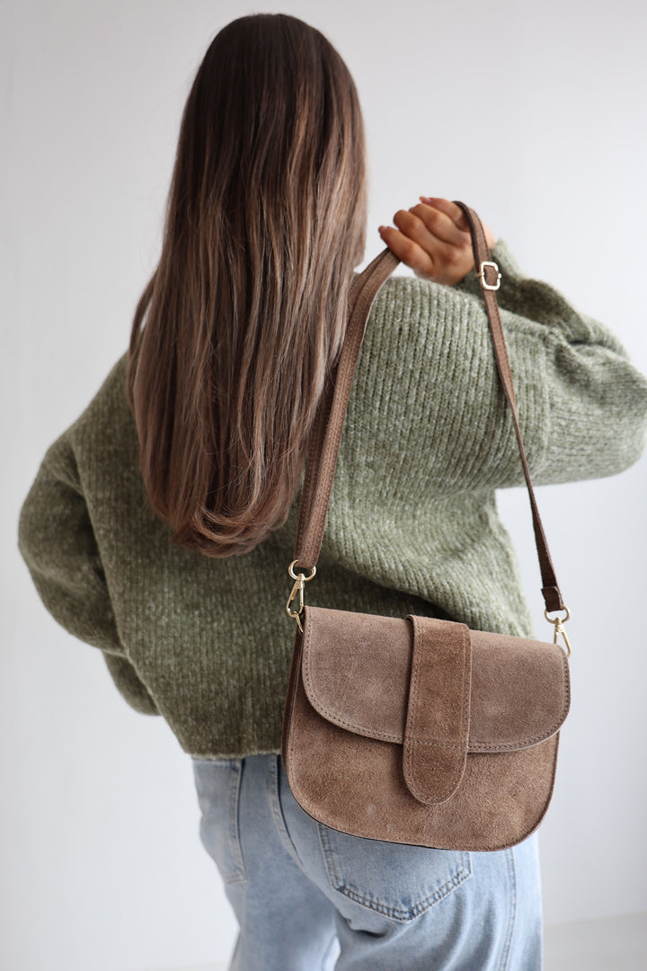 Sally Suede Handtasche