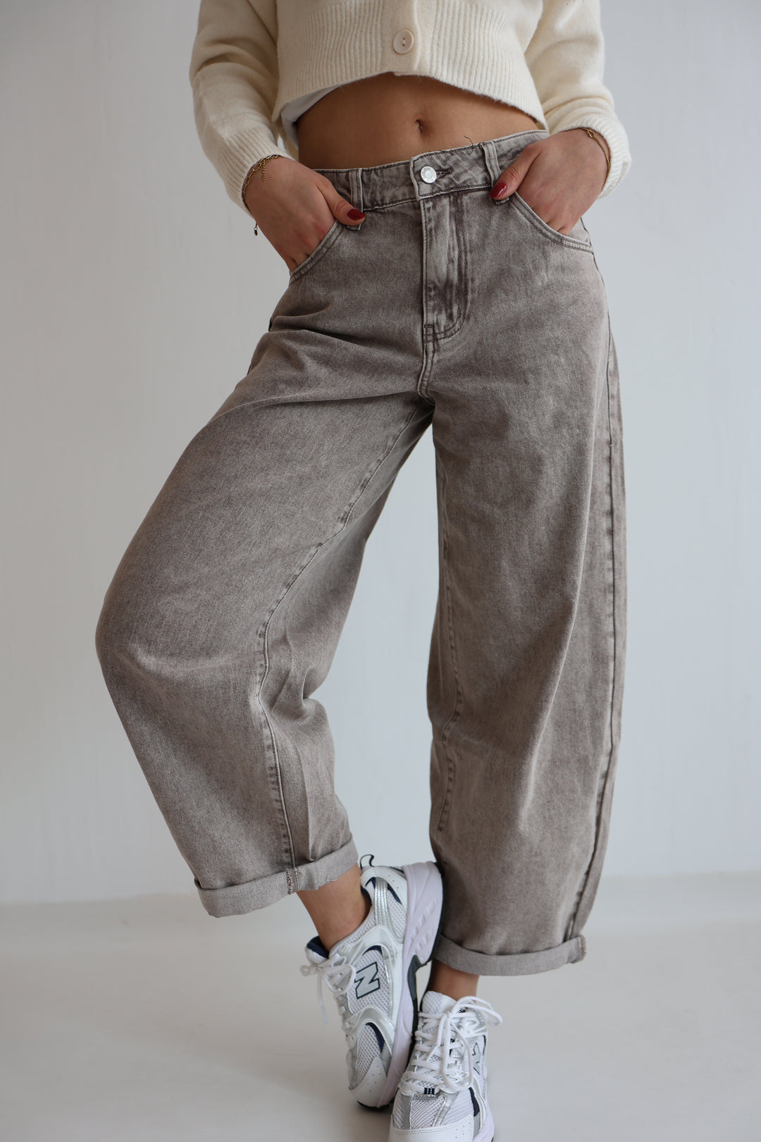 Barrel Fit Cocoa Shades Jeans