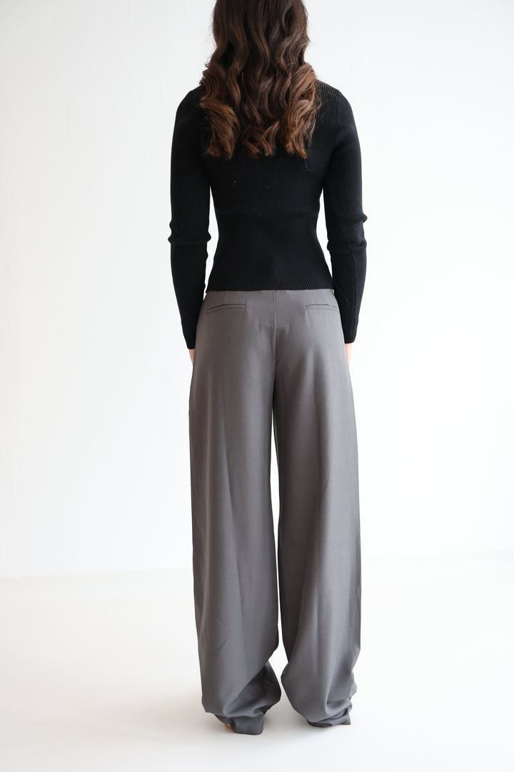 Bundfaltenhose Casual Look