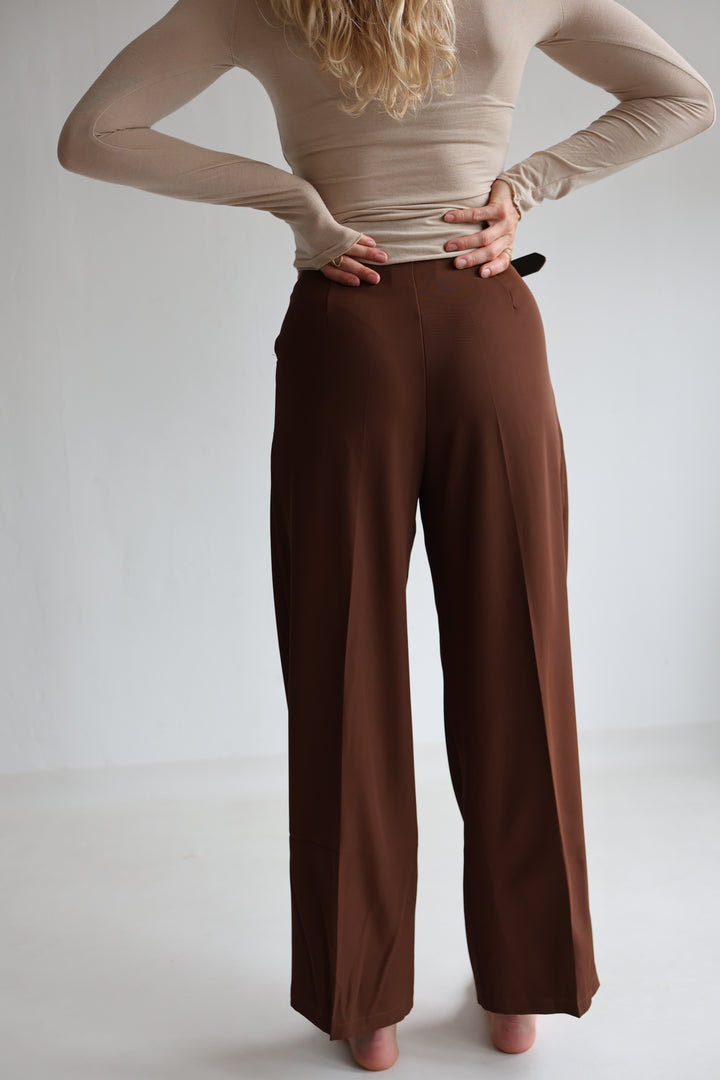 Bundfaltenhose mit Gürtel Anna