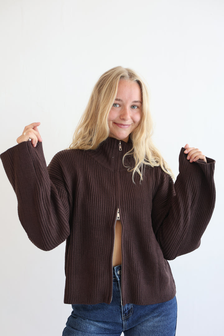 Softline Zip Cardigan