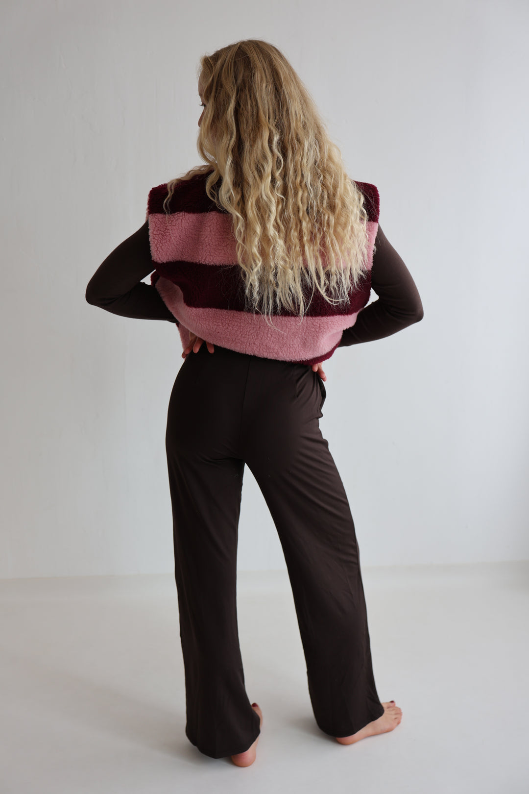 Lockere Hose aus Viskose Cassy