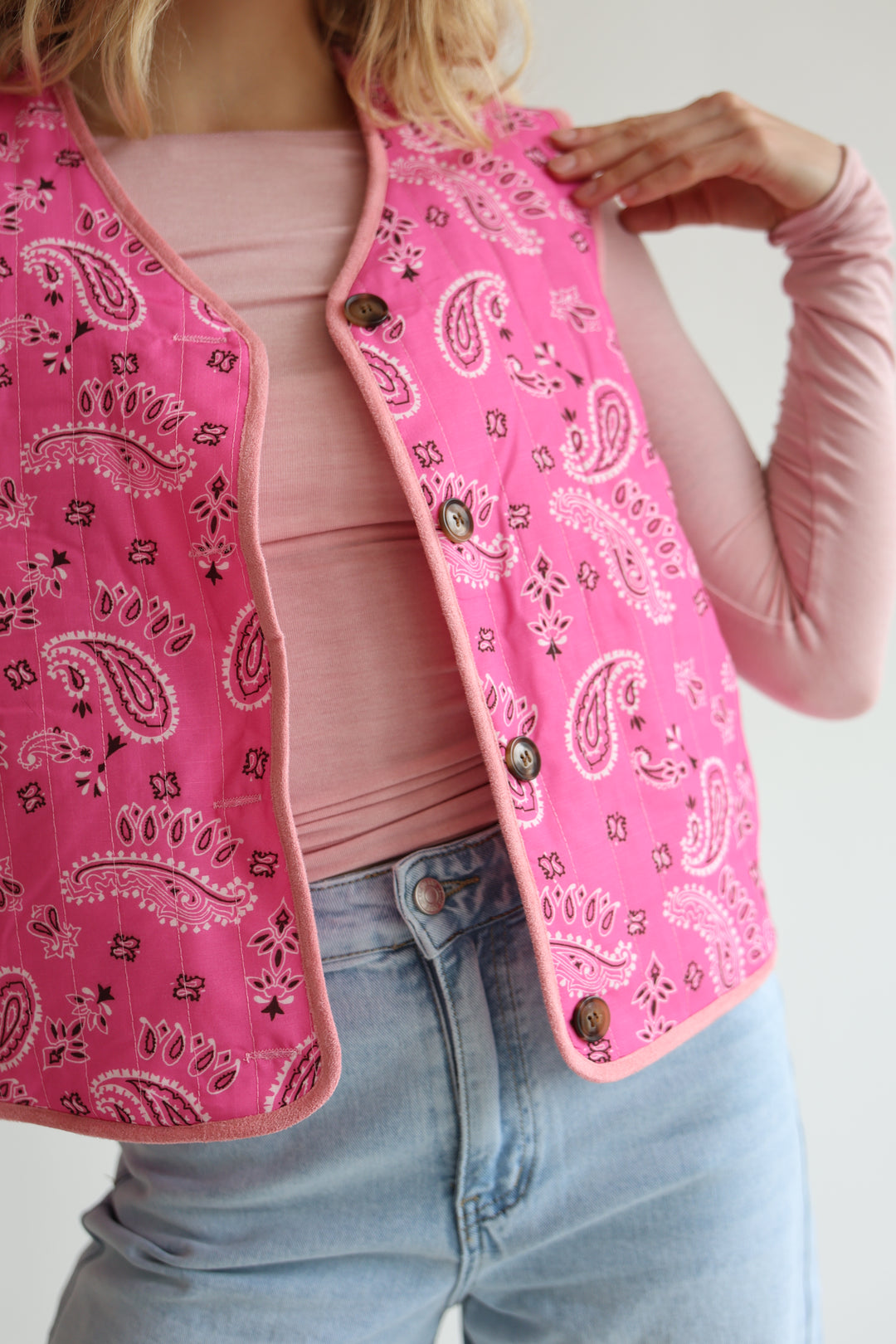 Paisley Teddy Vest