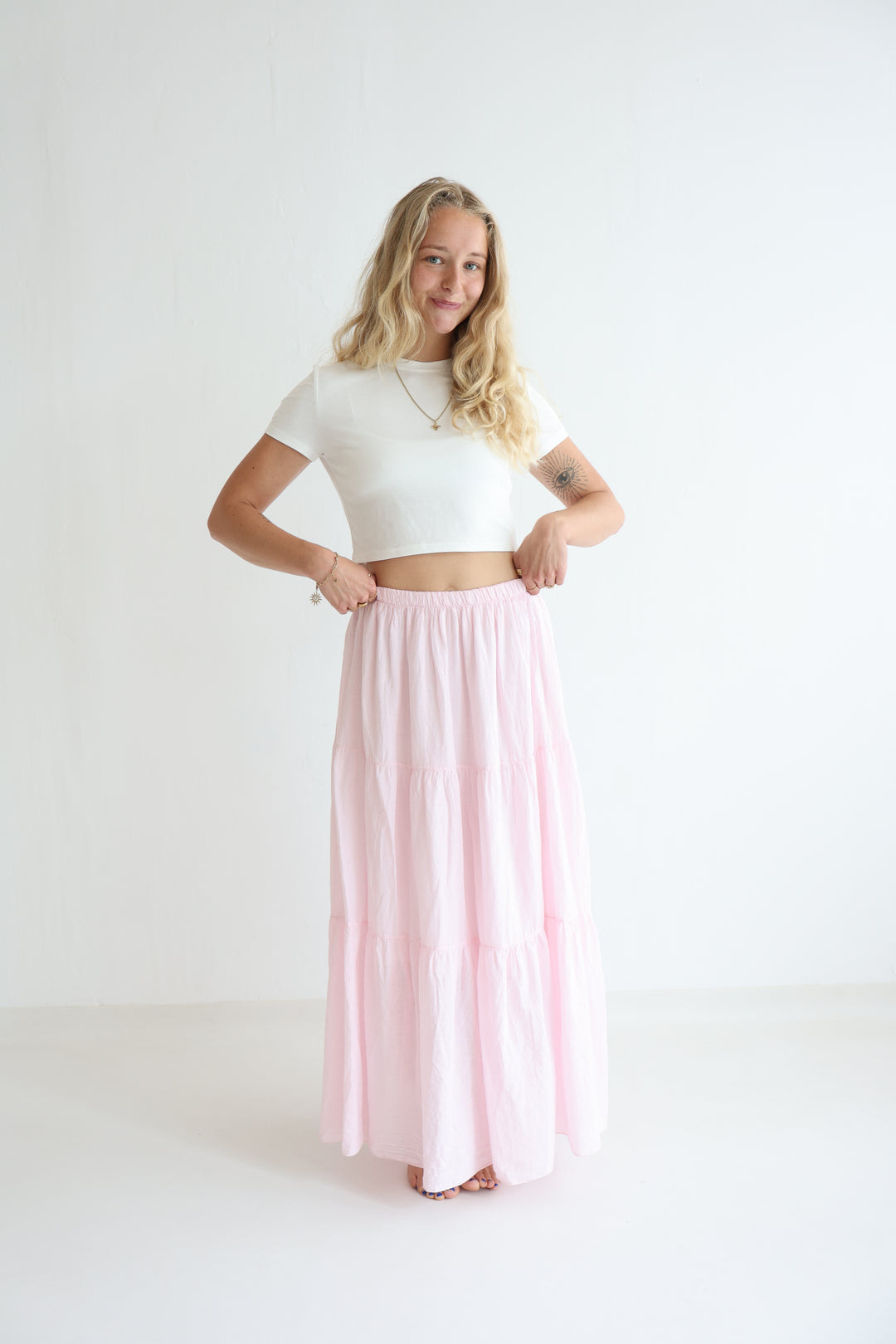 Cotton Maxi Skirt