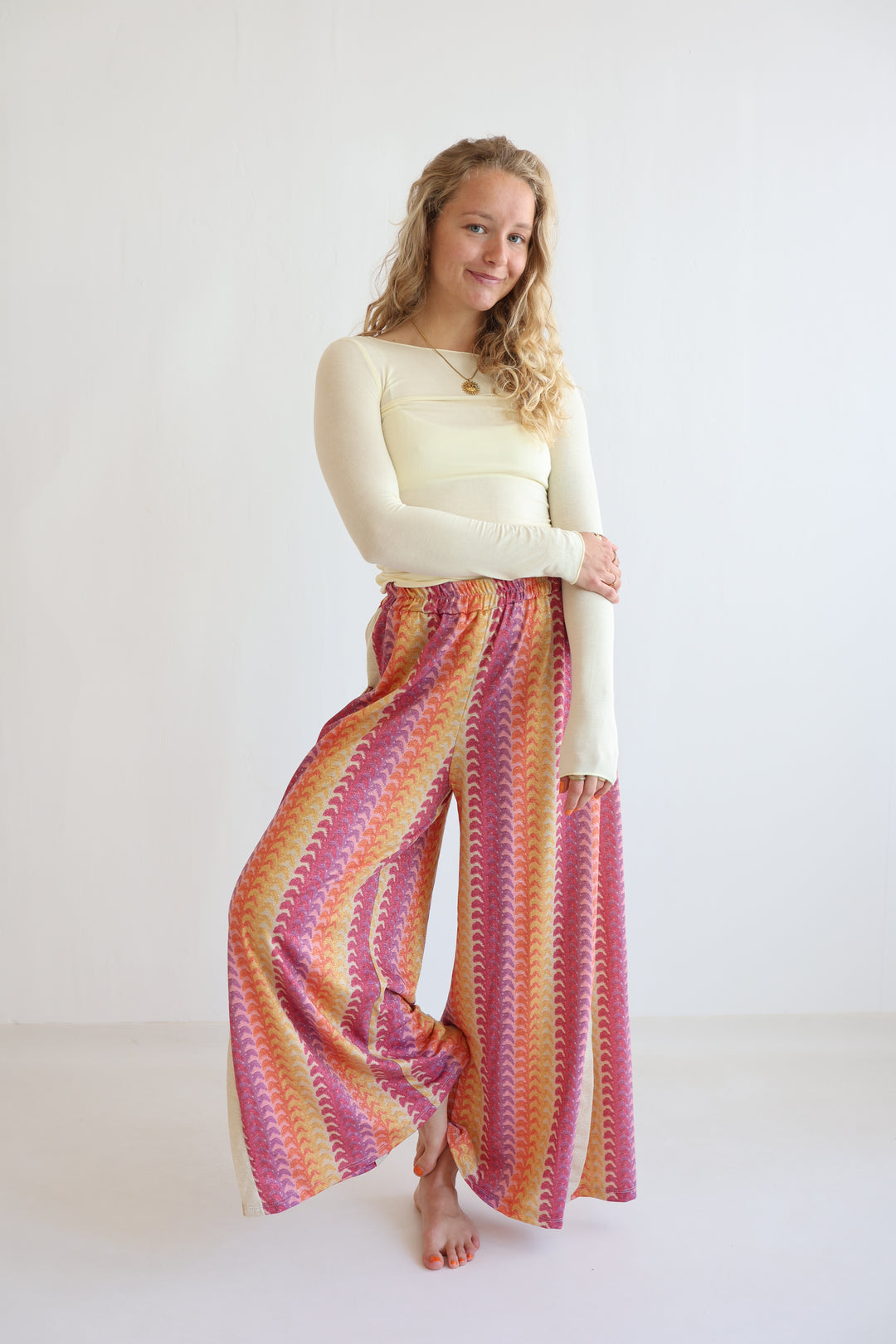 Colorful flowy Pants