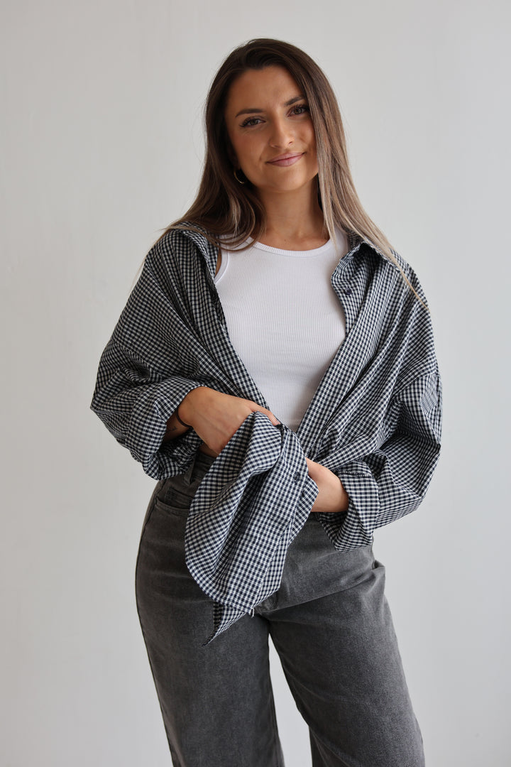 Oversize Plaid Shirt