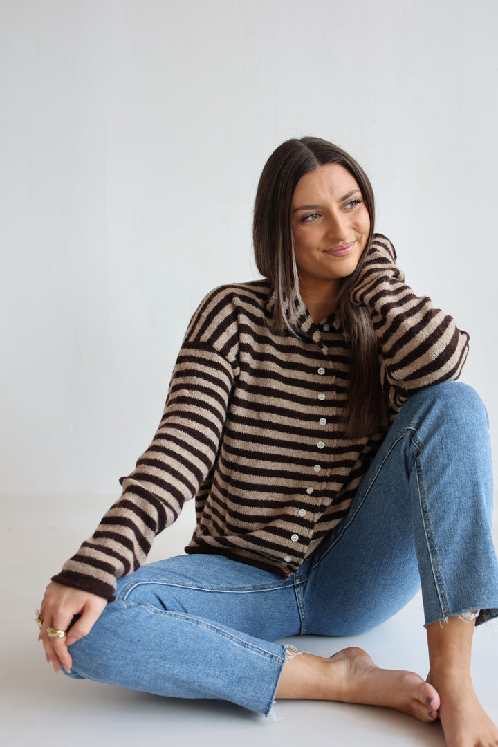 Striped Classy Cardigan