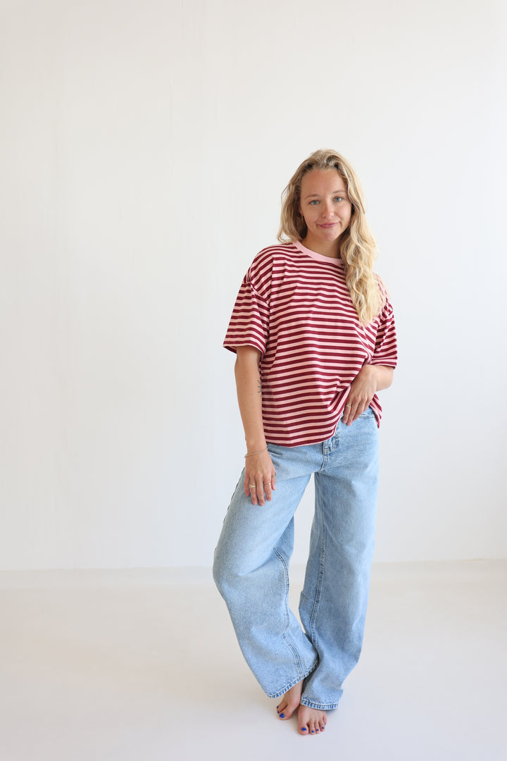 Easy Fit Striped T-Shirt