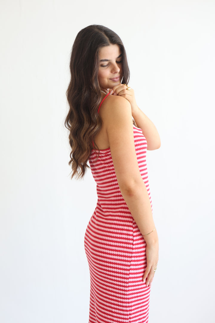 Striped Knit Dress