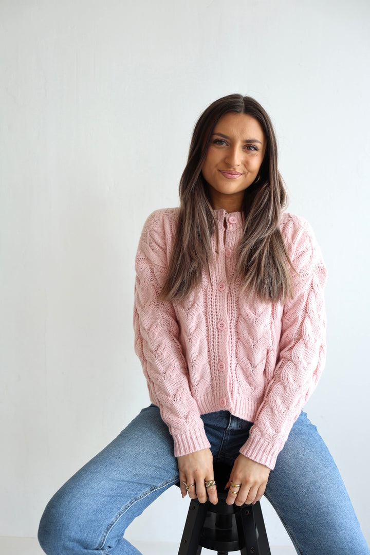 Luna Cable Knit Cardigan