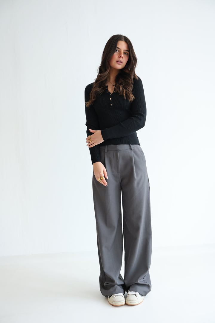 Bundfaltenhose Casual Look