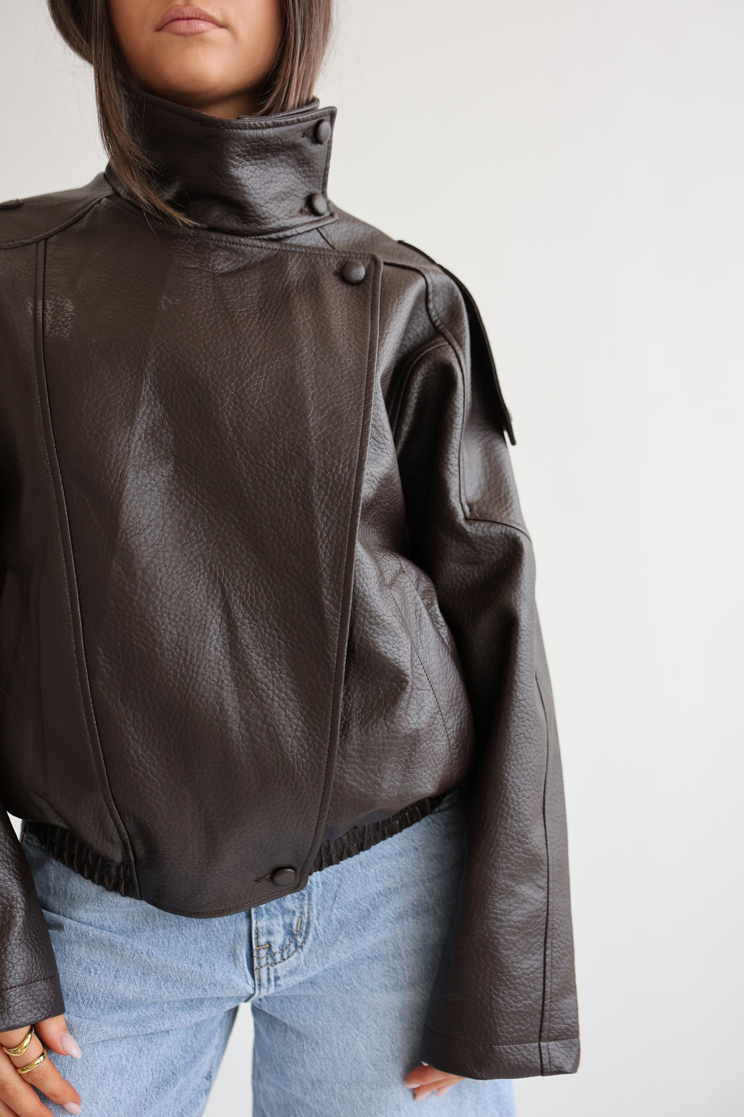 Oversize Bikerjacke Milano