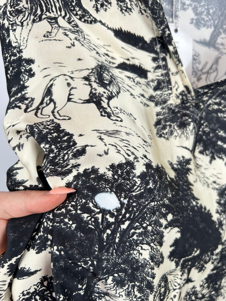 LUXURY BLUSE KURZ SCHWARZ EINHEITSGRÖSSE (B-WARE)