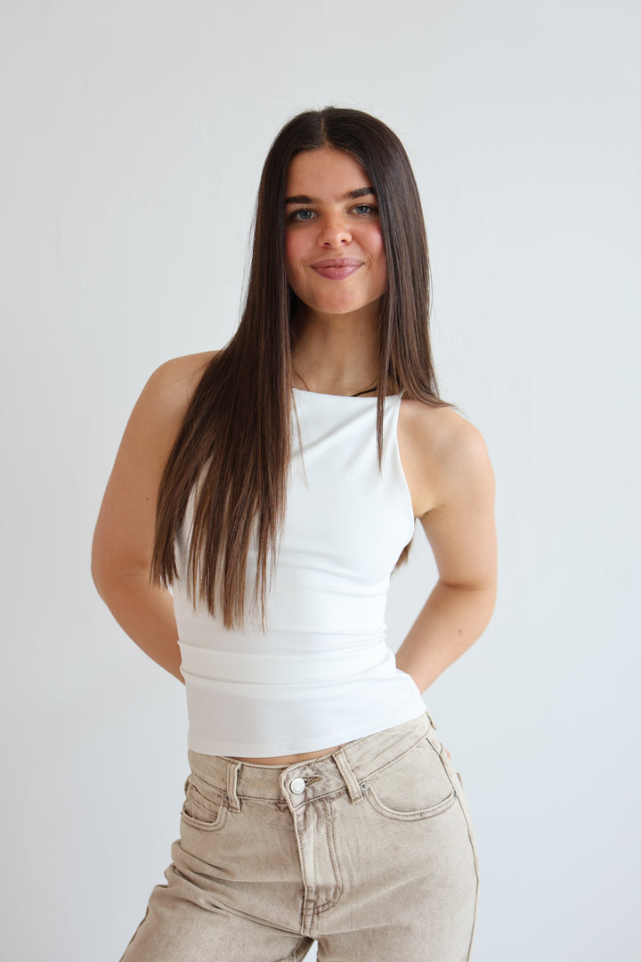 Top mit Spaghettiträgern Fenja