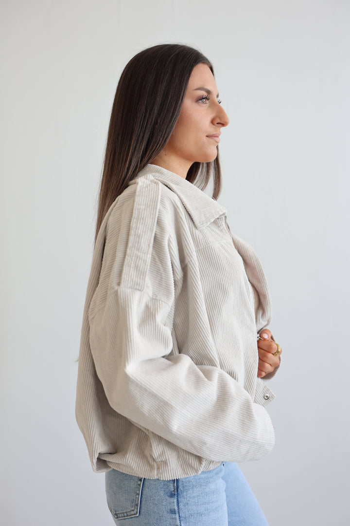 Cord Bomber Jacket