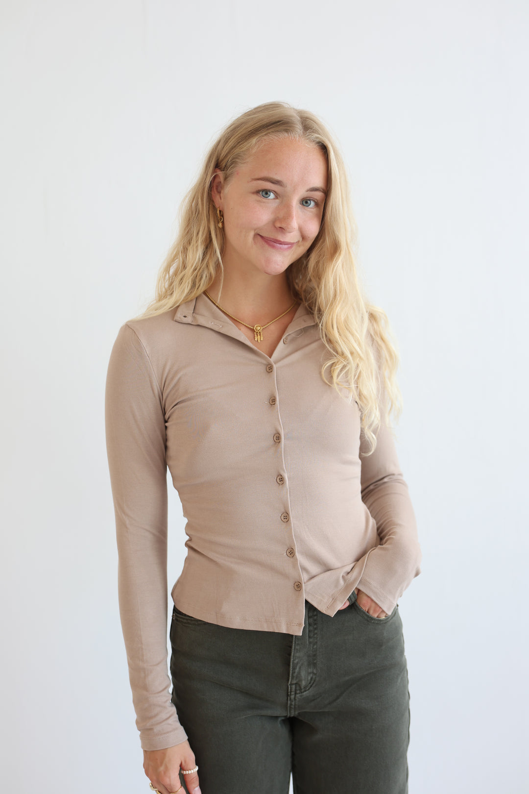 Cloud Button-Up Shirt