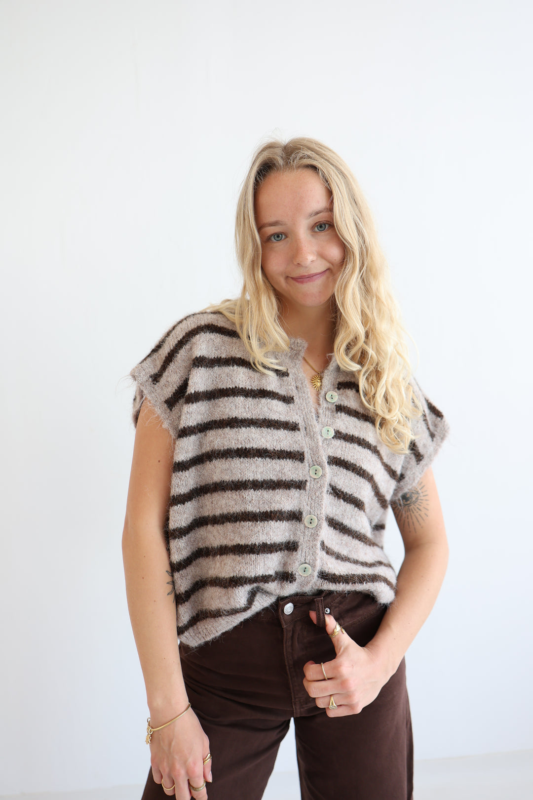 Gestreifte Weste Cosima