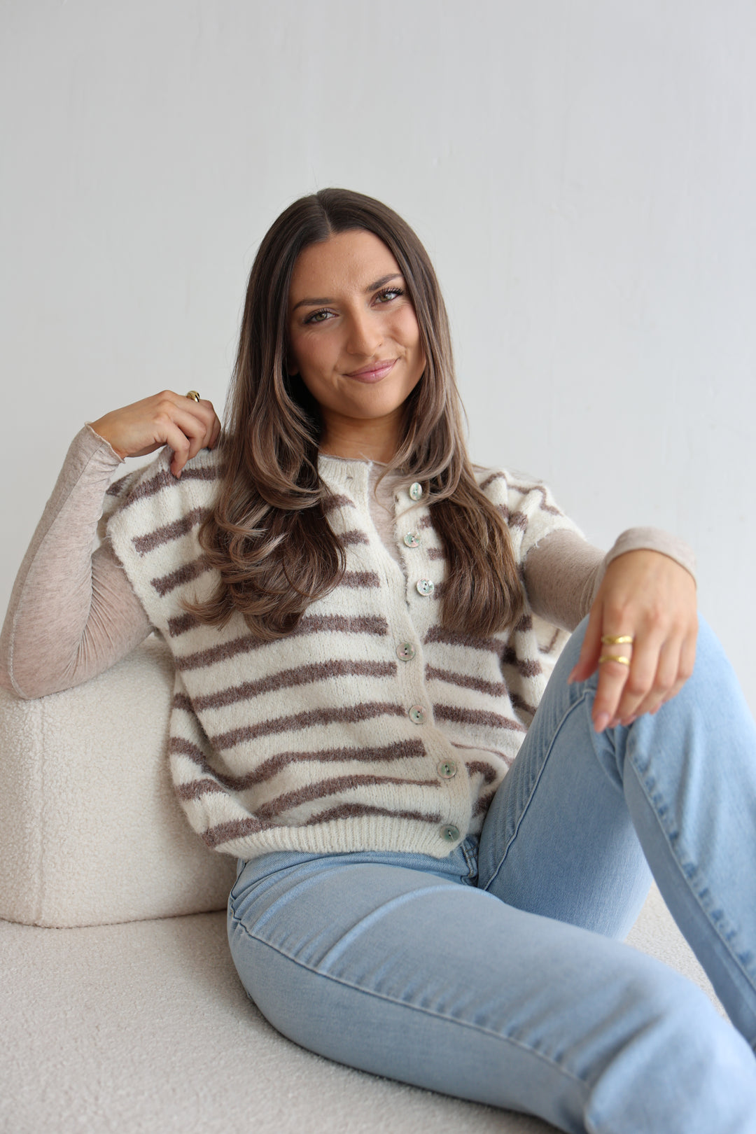 Gestreifte Weste Cosima