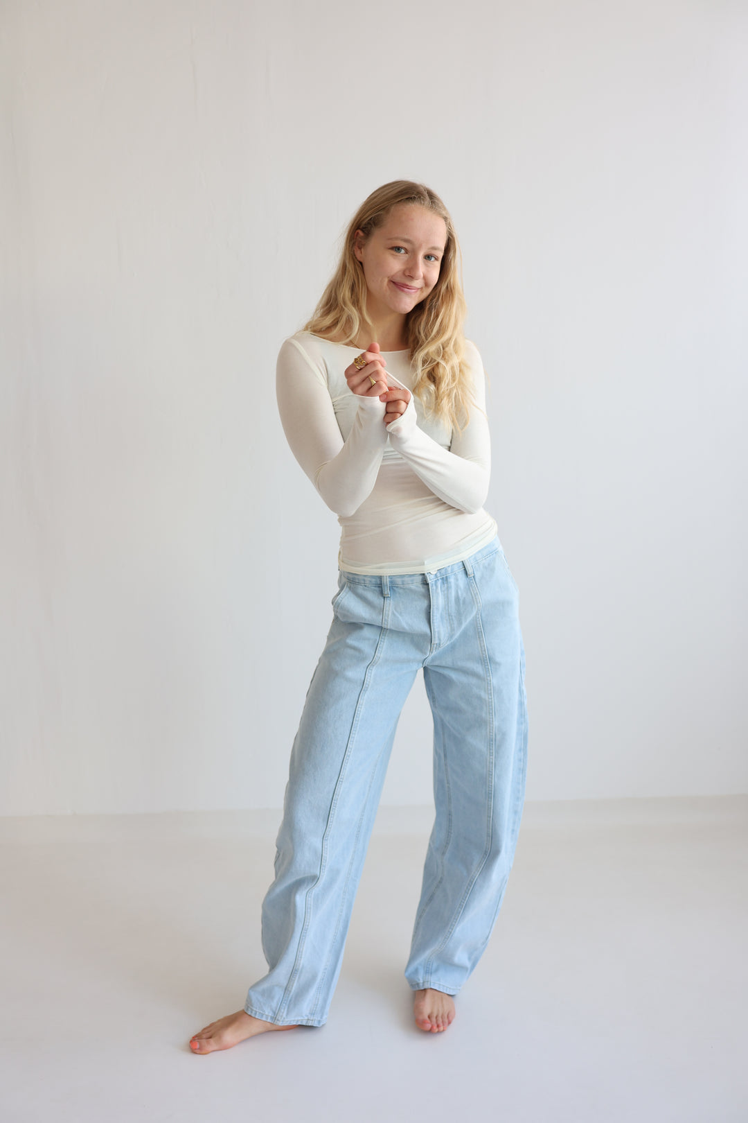 Barrel Jeans Casual Walk