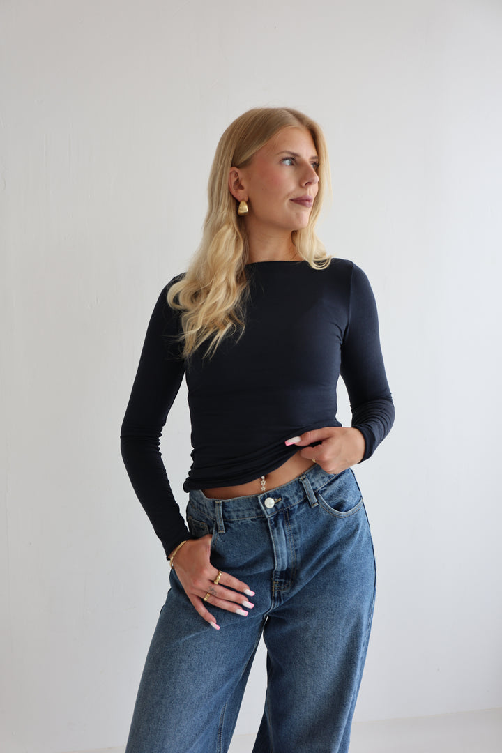 Cashmere Longsleeve Liliana (einfarbig)