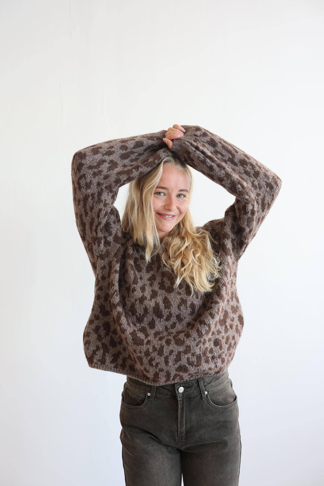 Pullover Soft Leopard Knit