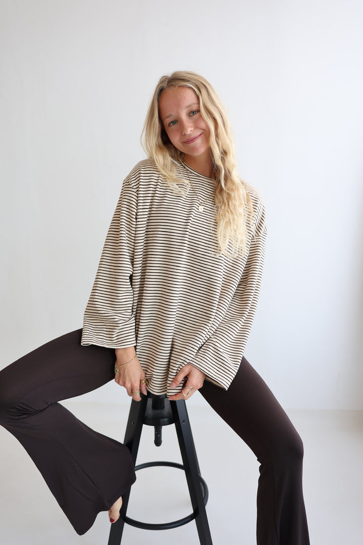 Gestreiftes Longsleeve Striped Soul