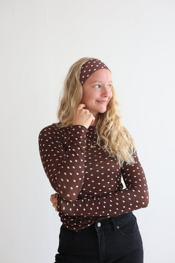 Polka Dots Cashmere Longsleeve