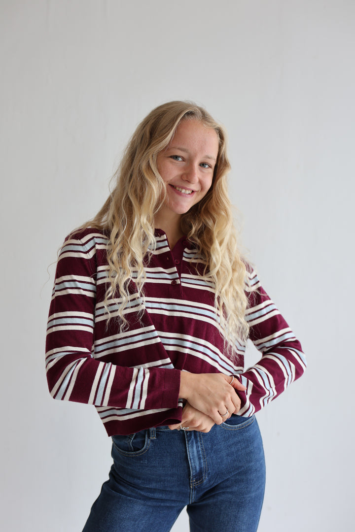 Fine Stripes Long Polo