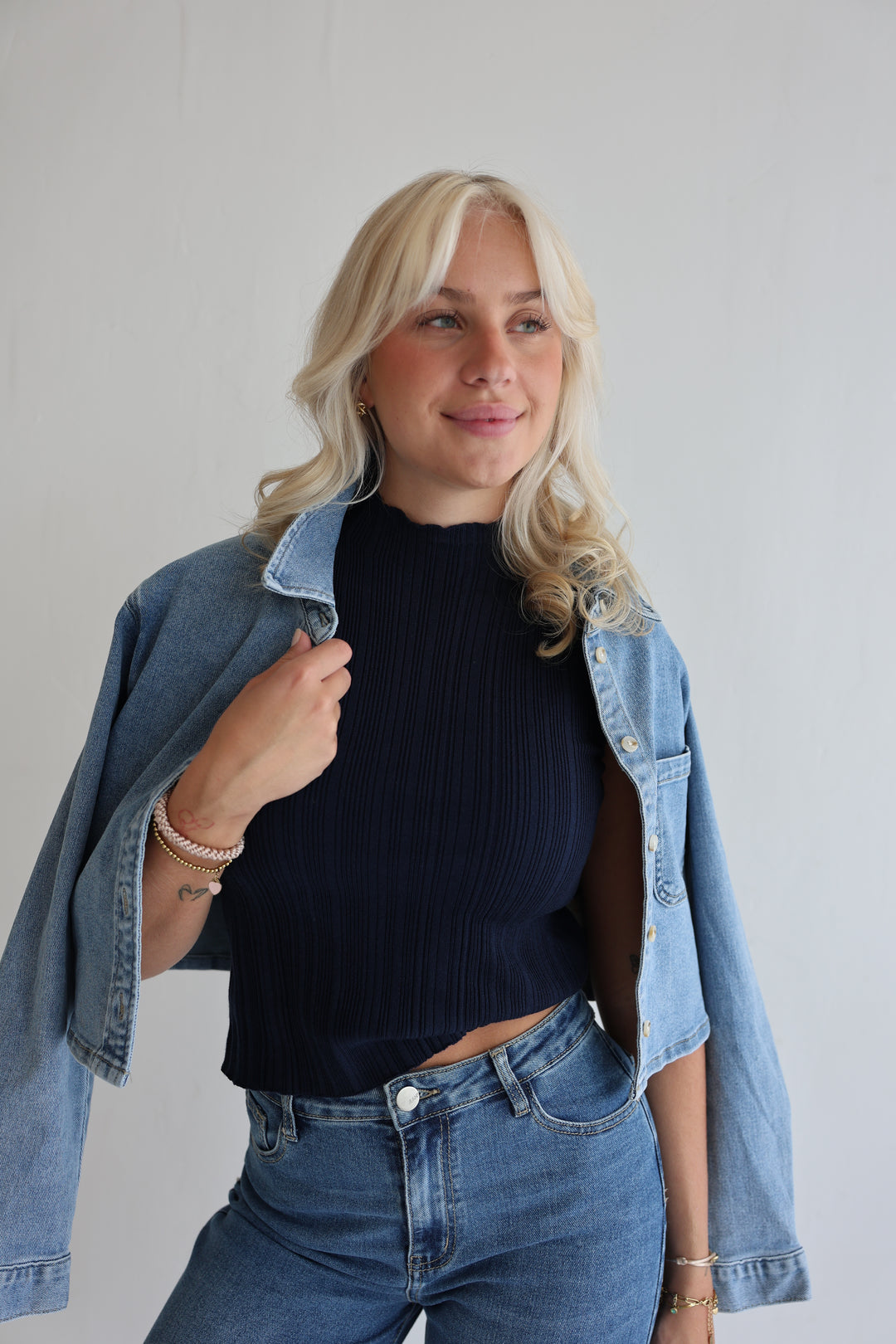 Pullunder mit Struktur Lyana