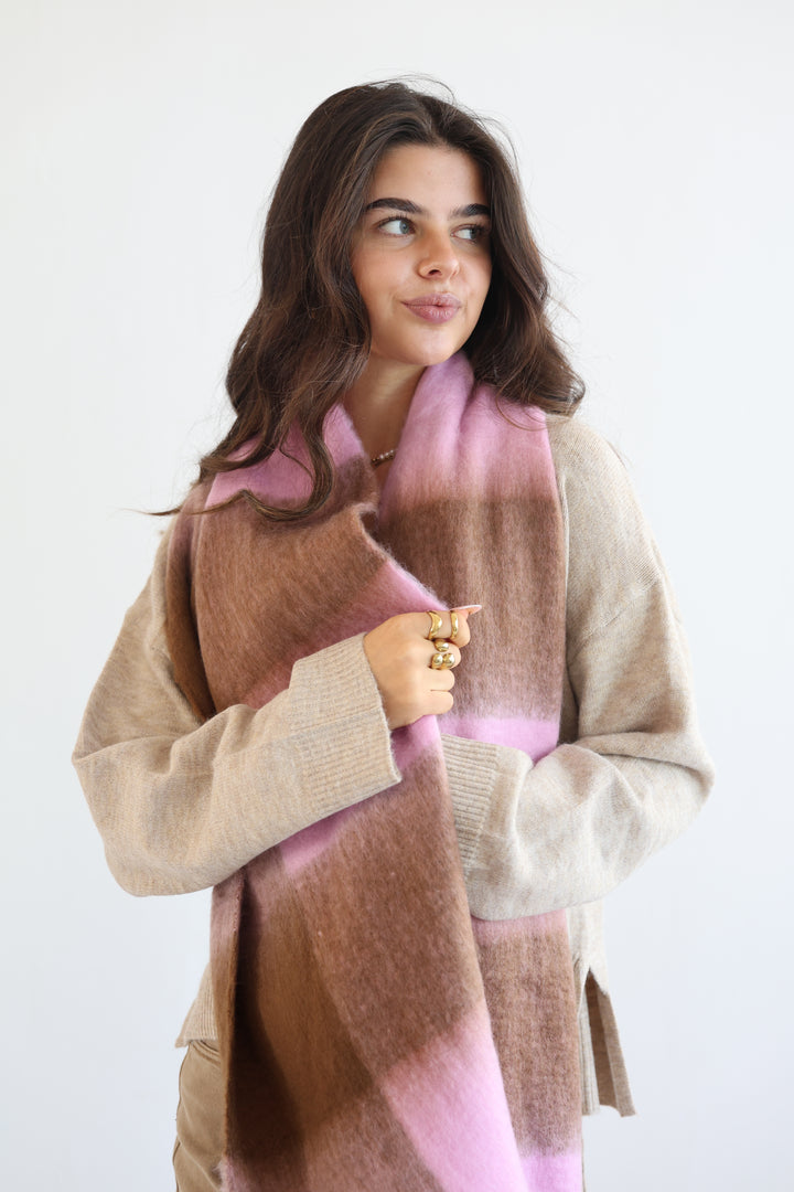 Cotton Candy Cozy Scarf
