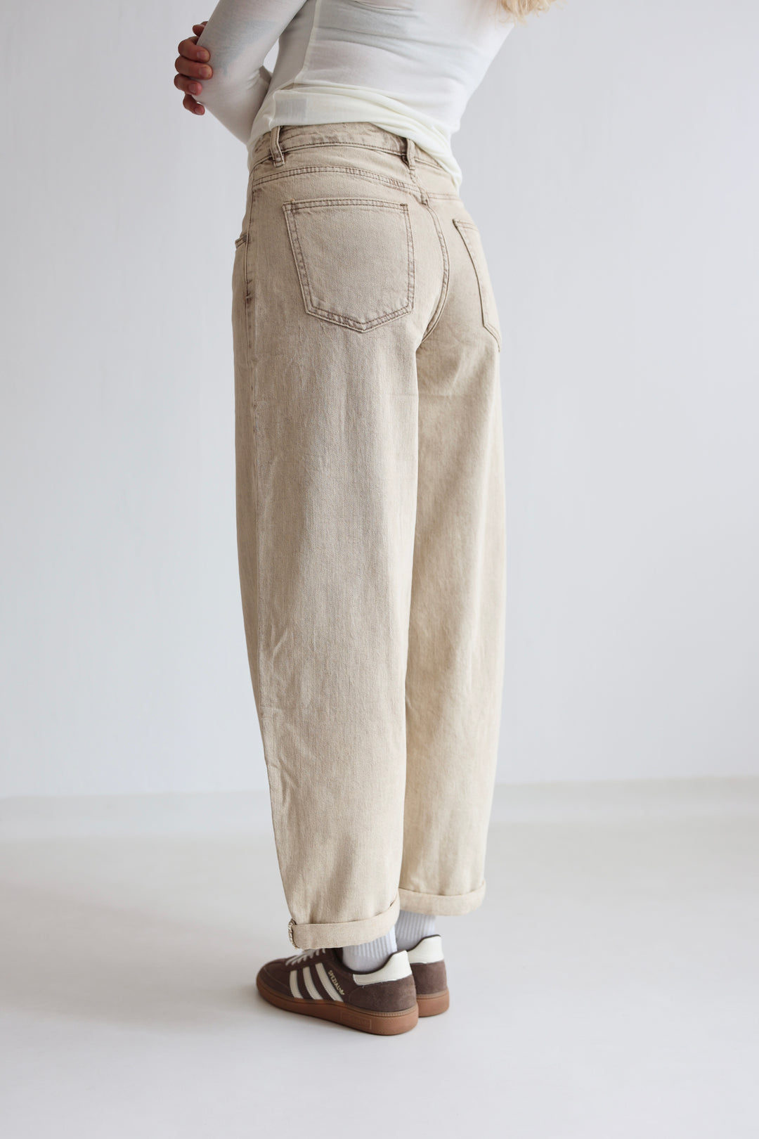 Barrel Fit Cocoa Shades Jeans