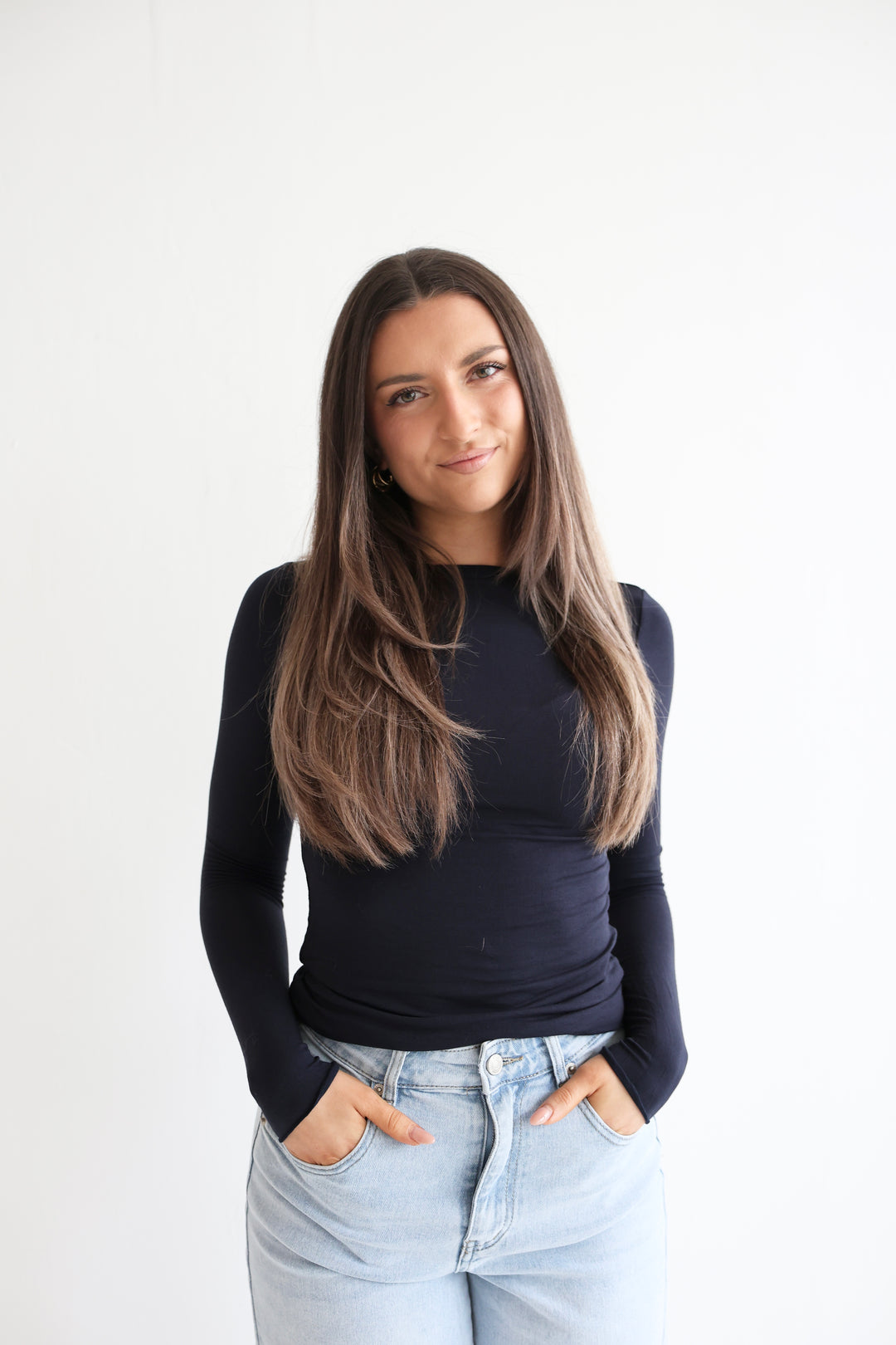 Cashmere Longsleeve Liliana (einfarbig)