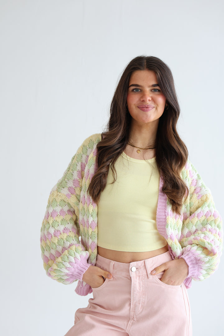Sugar Pop Knit Cardigan