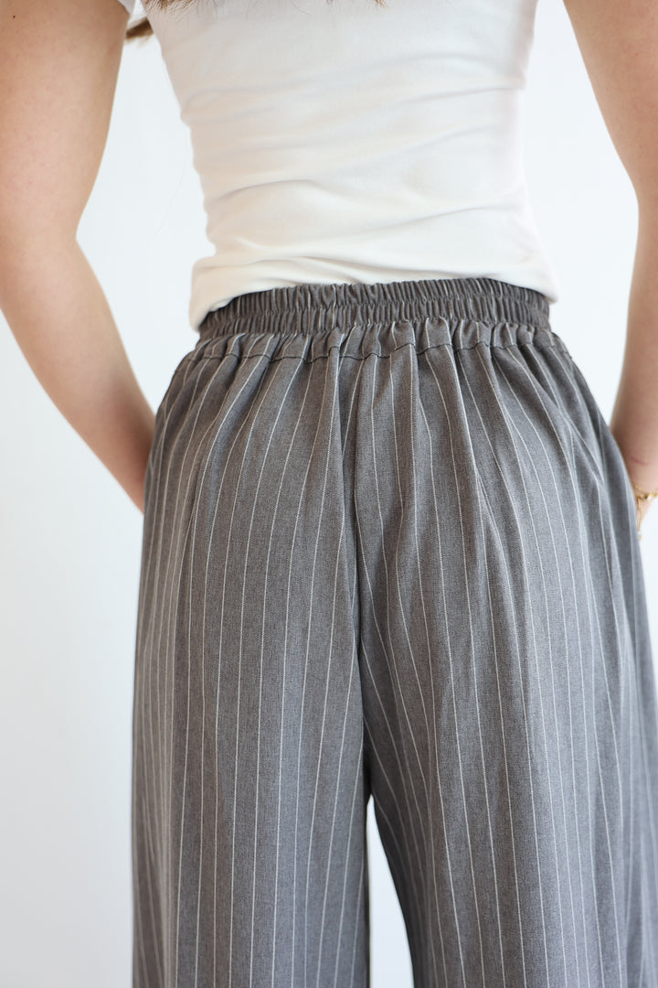 Tailored Wrap Pleat Bundfaltenhose