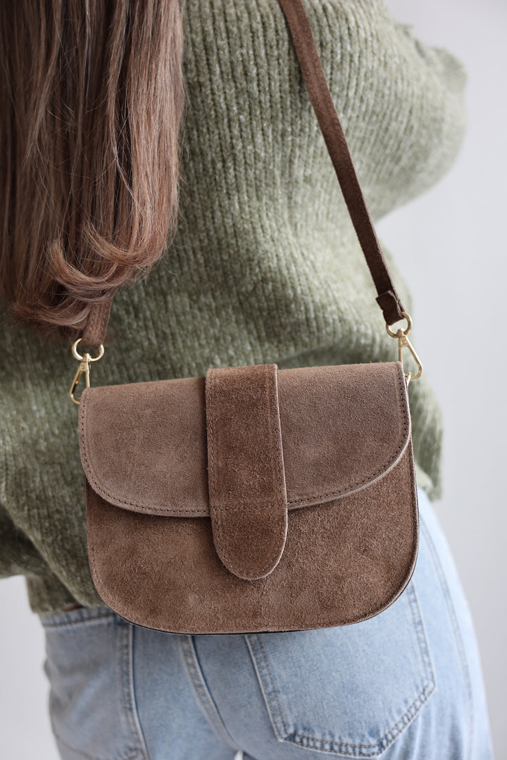 Sally Suede Handtasche