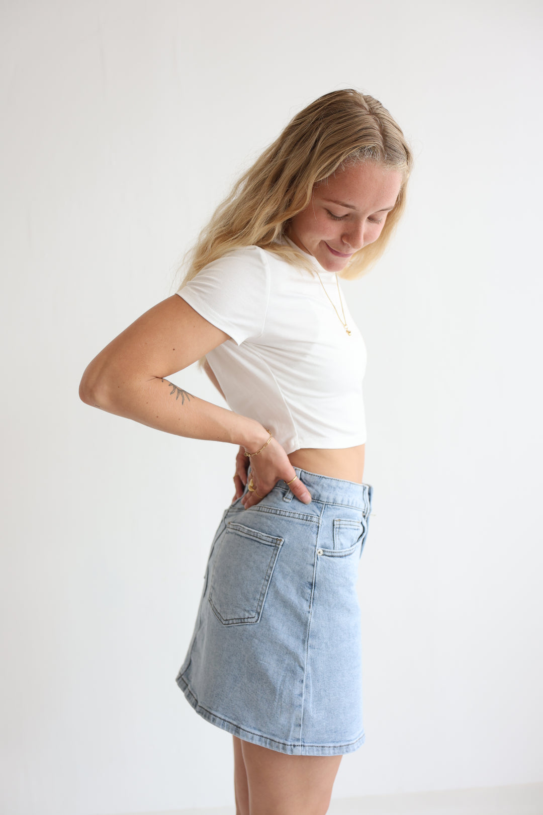 Everyday Denim Skirt