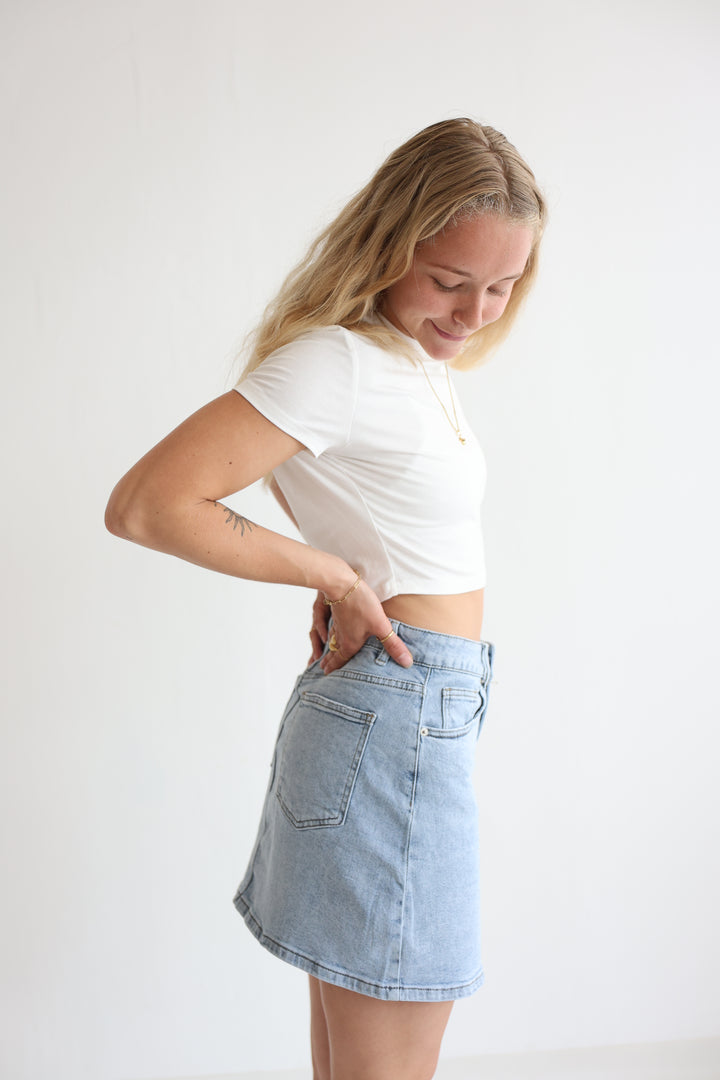 Everyday Denim Skirt
