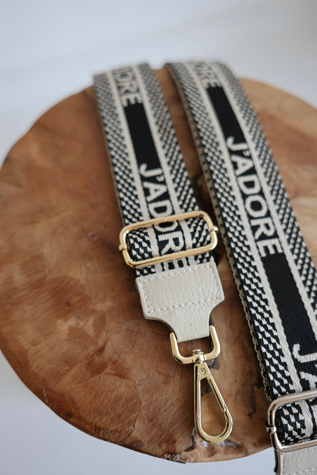 Taschengurt Jadore mit Lederabsatz